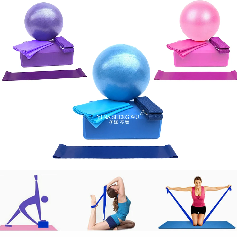 Pilates Yoga Block - Zestaw startowy do jogi 5-częściowy zestaw