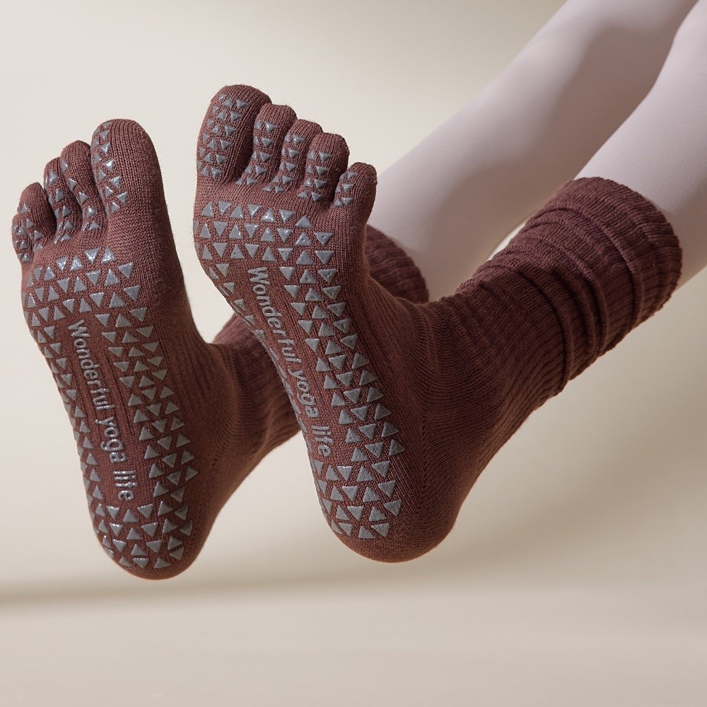 Pilates Yoga Hose - Skarpety sportowe z pięcioma palcami, oddzielne