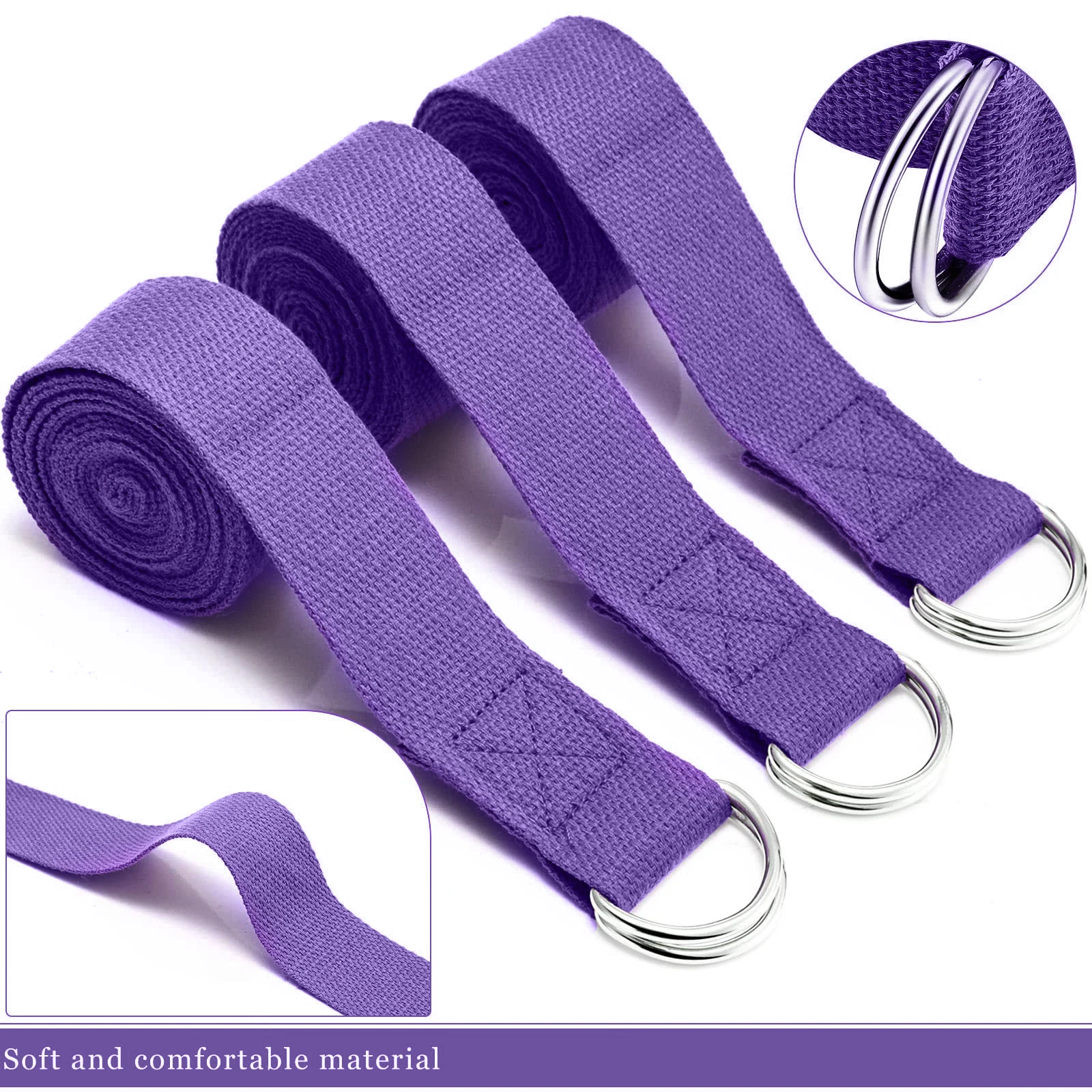 Pasek do jogi 183*3.8cm, baweł – Pilates Yoga Ring Exercises recenzja i cena