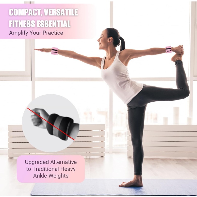 Obciążniki na nadgarstki i kos – Pilates Yoga Ring Exercises recenzja i cena