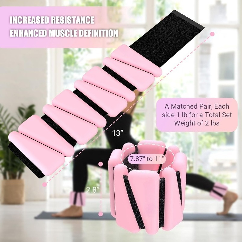 Obciążniki na nadgarstki i kos – Pilates Yoga Ring Exercises recenzja i cena