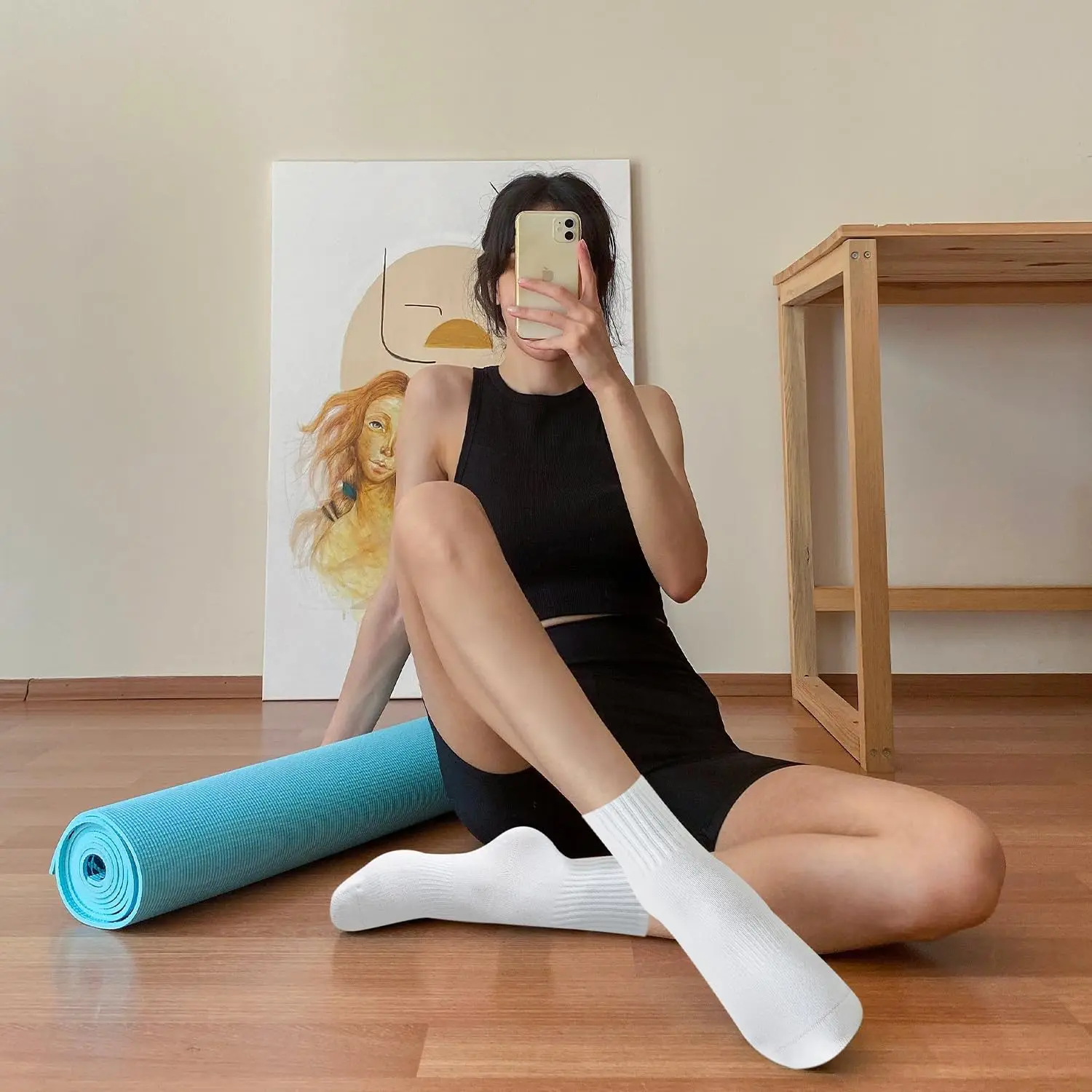 4 pary damskich skarpet do jog – Pilates & Yoga Unleashed Studio recenzja i cena