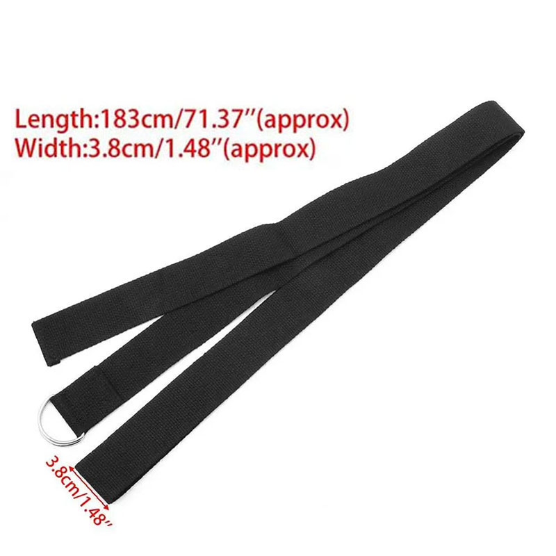 183*3.8cm pasek do jogi bawełn – Pilates Yoga Ring Exercises recenzja i cena